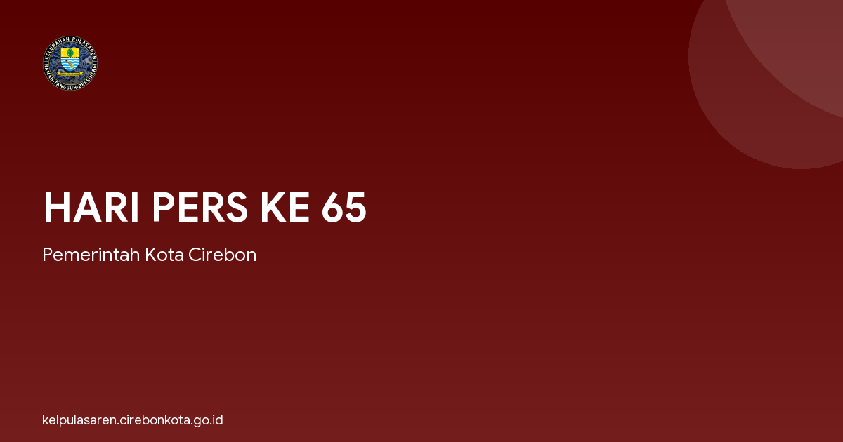 HARI PERS KE 65