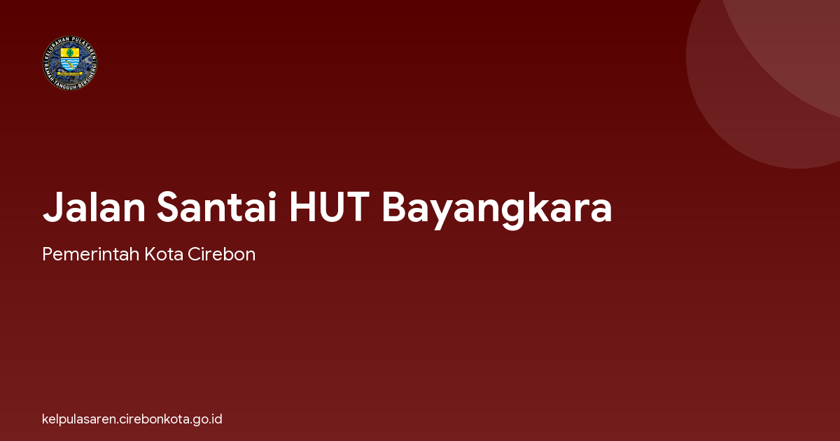 Jalan Santai HUT Bayangkara