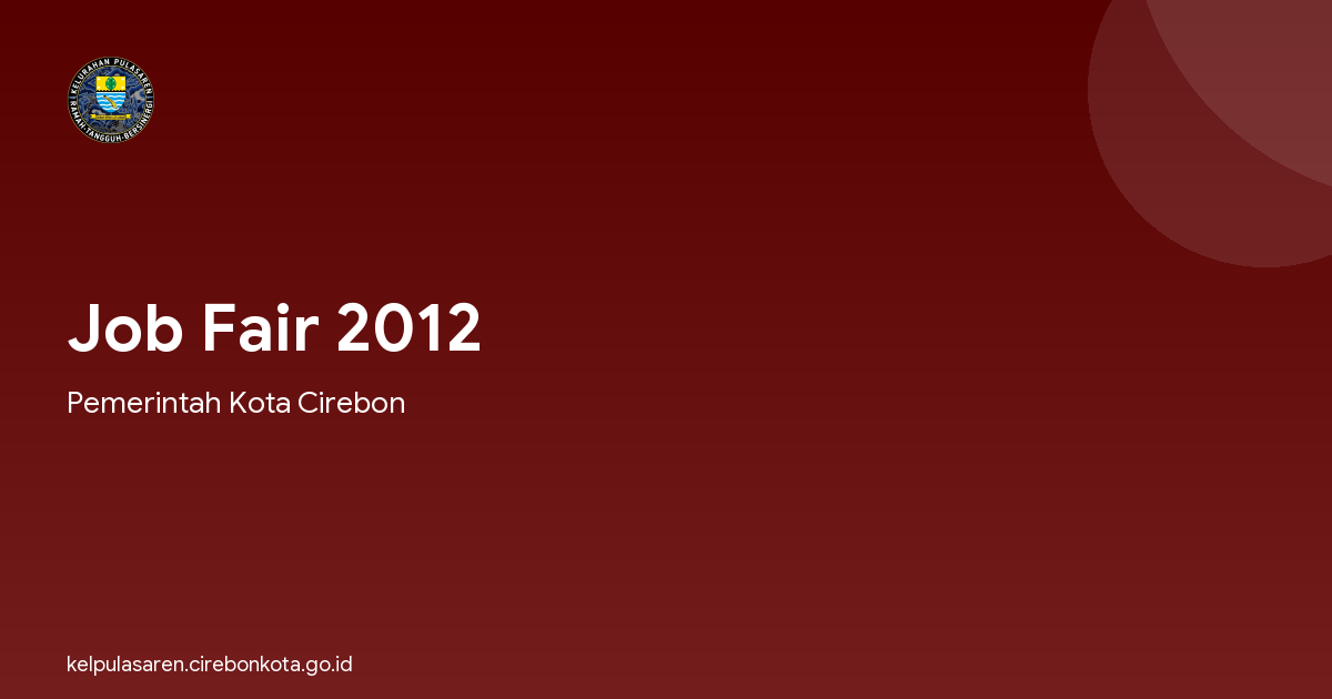 Job Fair 2012