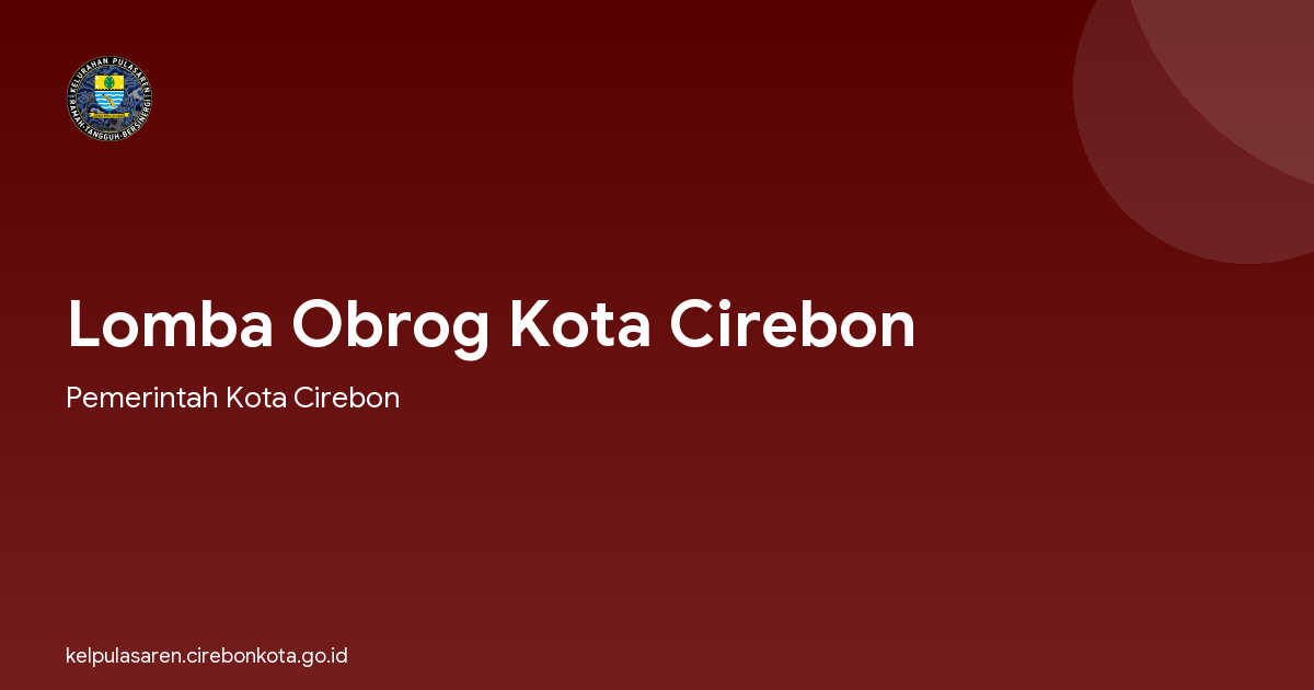 Lomba Obrog Kota Cirebon