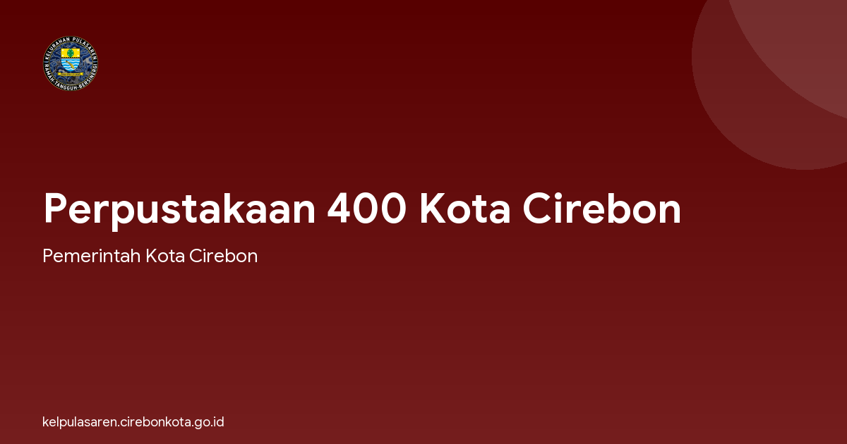 Perpustakaan 400 Kota Cirebon