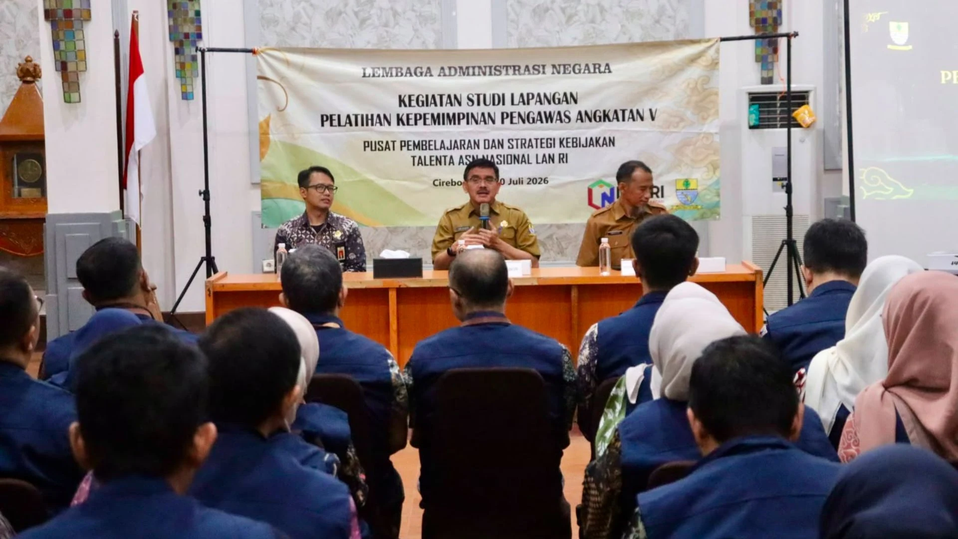 Terima Studi Lapangan PKP LAN, Sekda Dorong Lahirnya Kepemimpinan Pengawas yang Adaptif dan Berorientasi Solusi