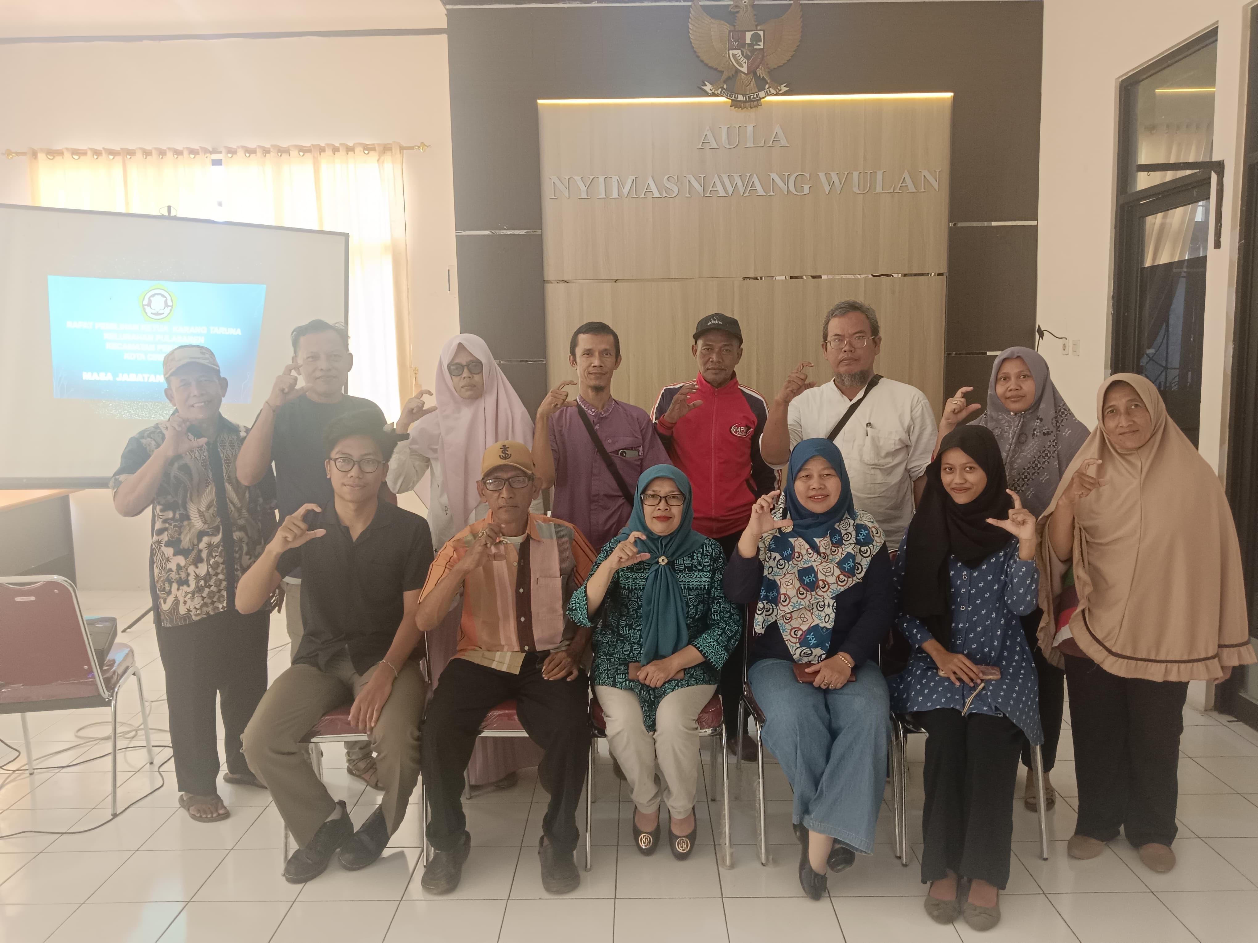 Pengukuhan Karang Taruna Kelurahan Pulasaren
