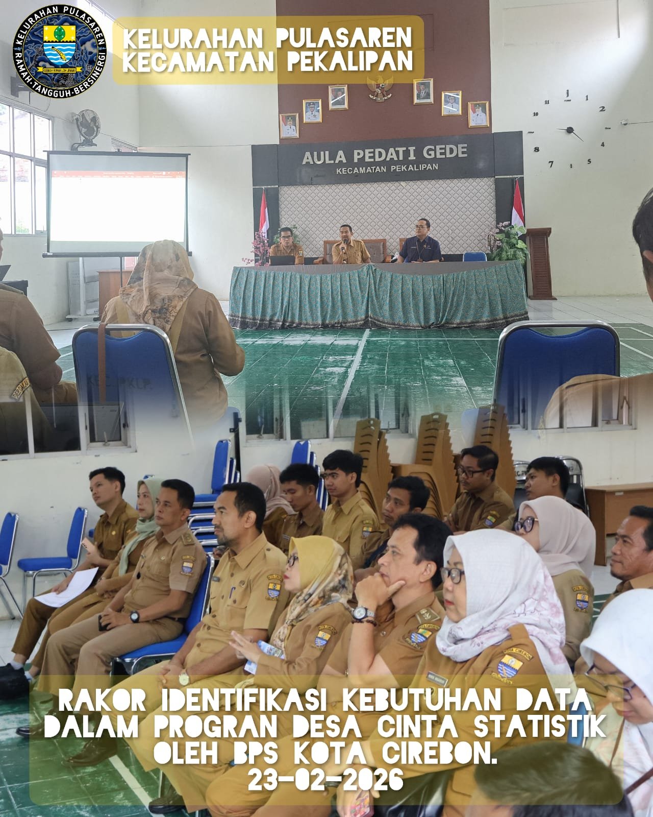 Rapat Identifikasi Kebutuhan Data Kelurahan Cantik