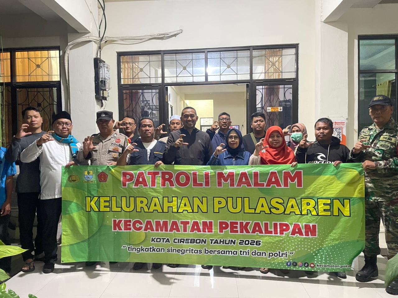 Patroli Malam Menjelang Idul Fitri Kelurahan Pulasaren
