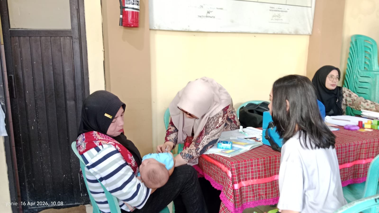 Kegiatan Posyandu Nusa Indah RW 06 Pulobaru Utara