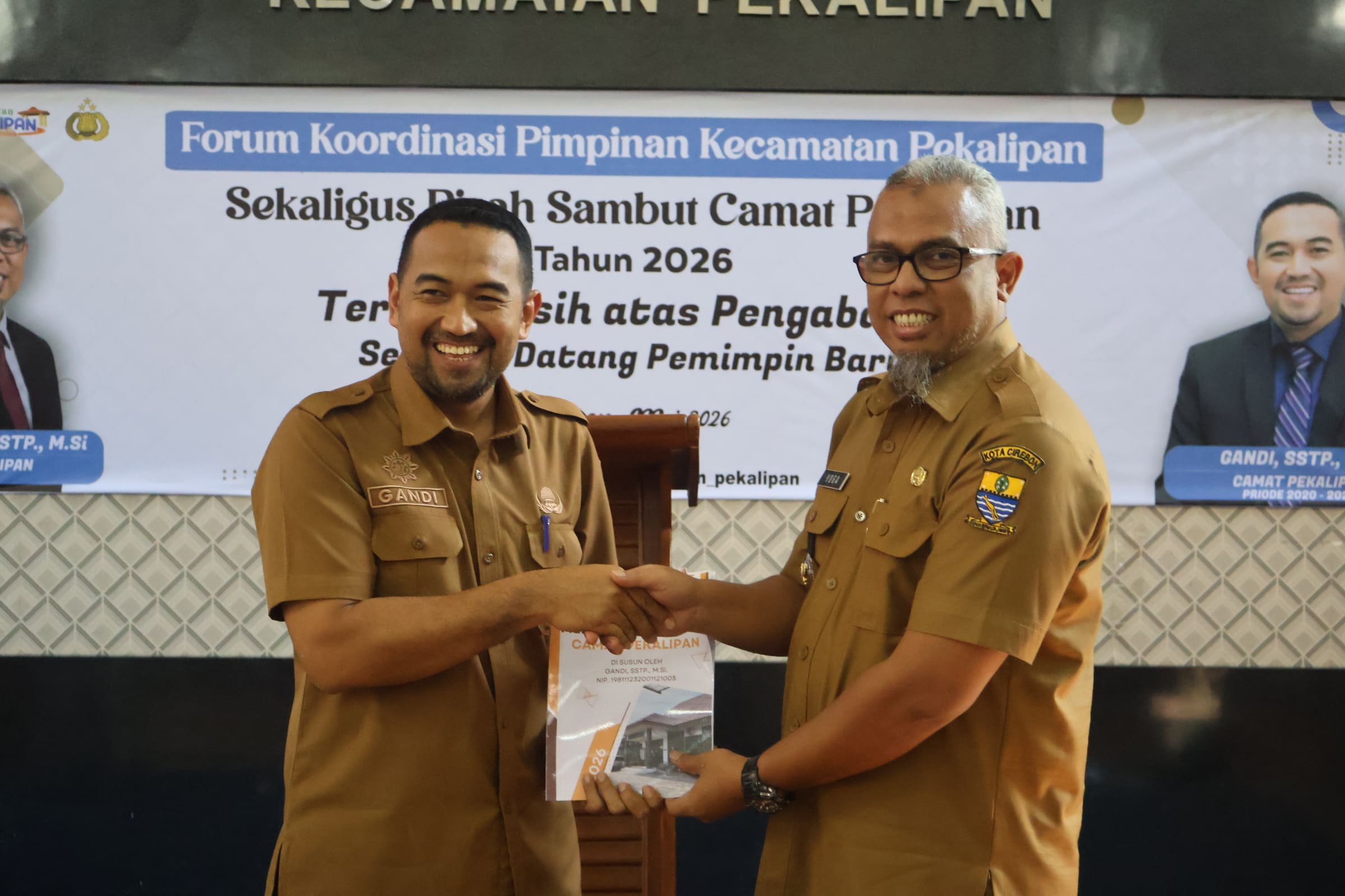 Forum Koordinasi Pimpinan Kecamatan Pekalipan dan Pisah Sambut Camat Pekalipan