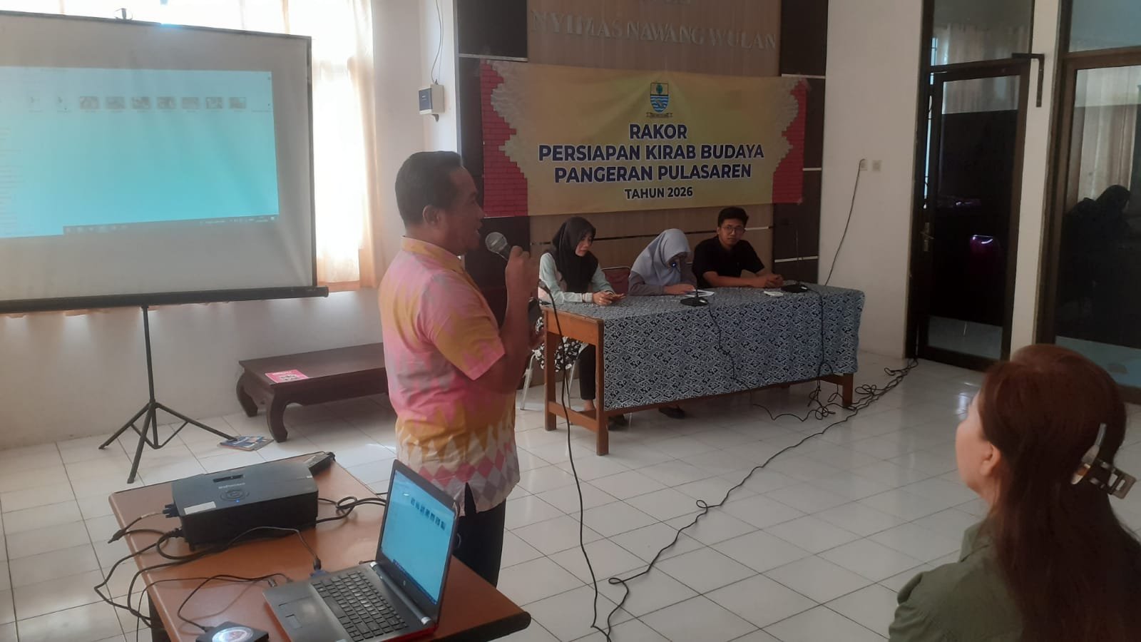 Rapat Koordinasi dalam Persiapan Kirab Budaya Pangeran Pulasaren Tahun 2026