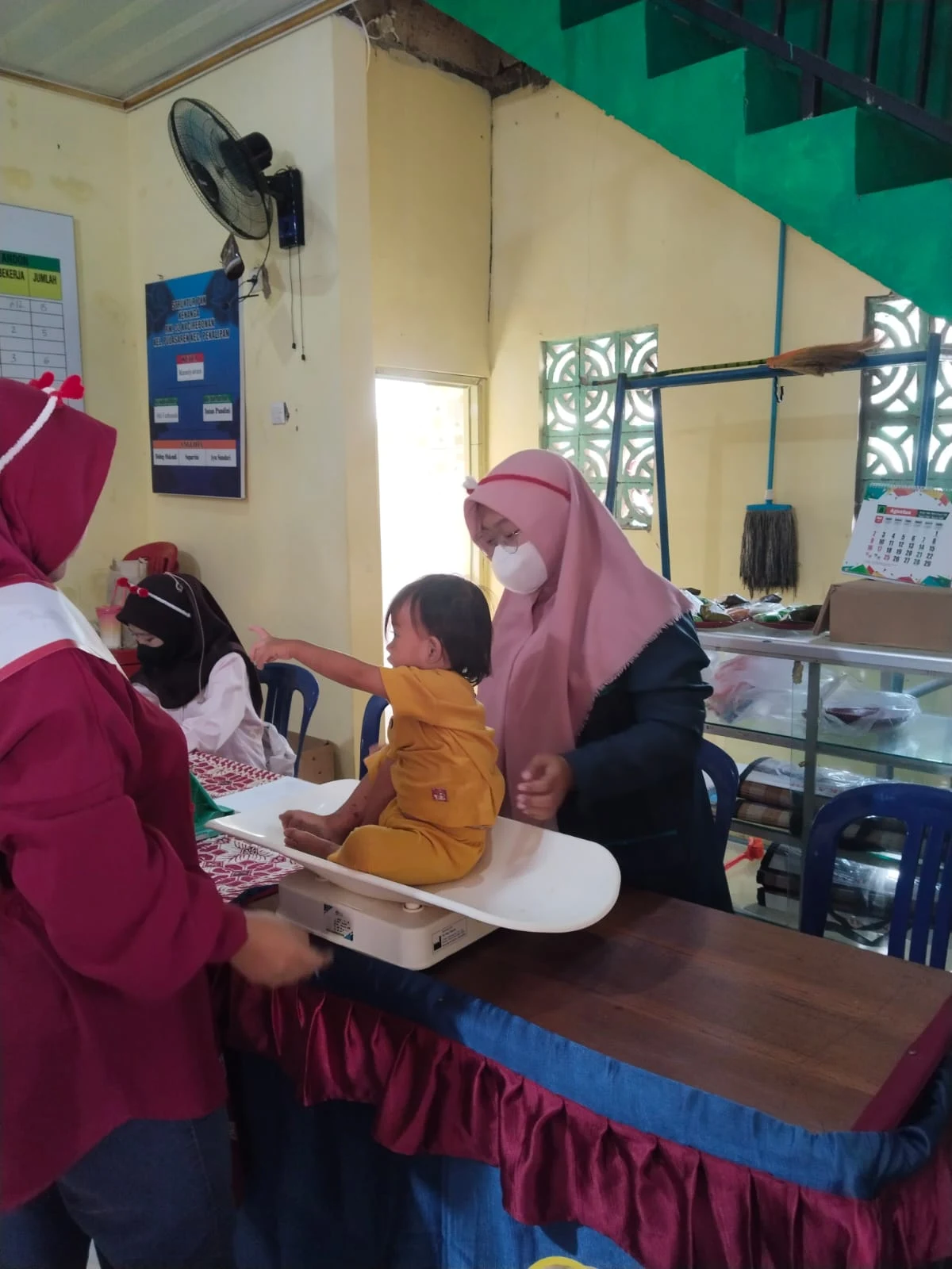 Kegiatan Posyandu Kenanga RW 02 Kacirebonan Kelurahan Pulasaren