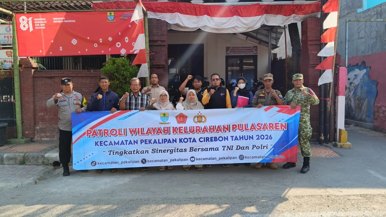 Kegiatan Patroli Bangunan Liar di Jalan Pegajahan RW 01 Pulasaren Timur