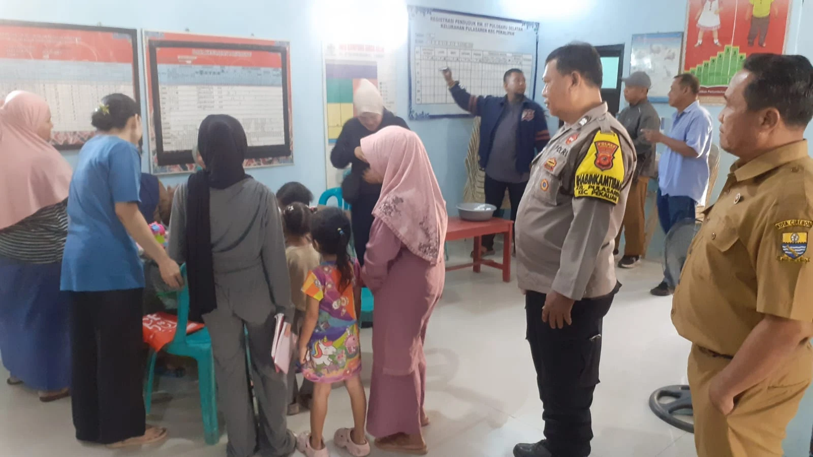 Kegiatan Posyandu Mawar Merah RW 07 Pulobaru Selatan Kelurahan Pulasaren