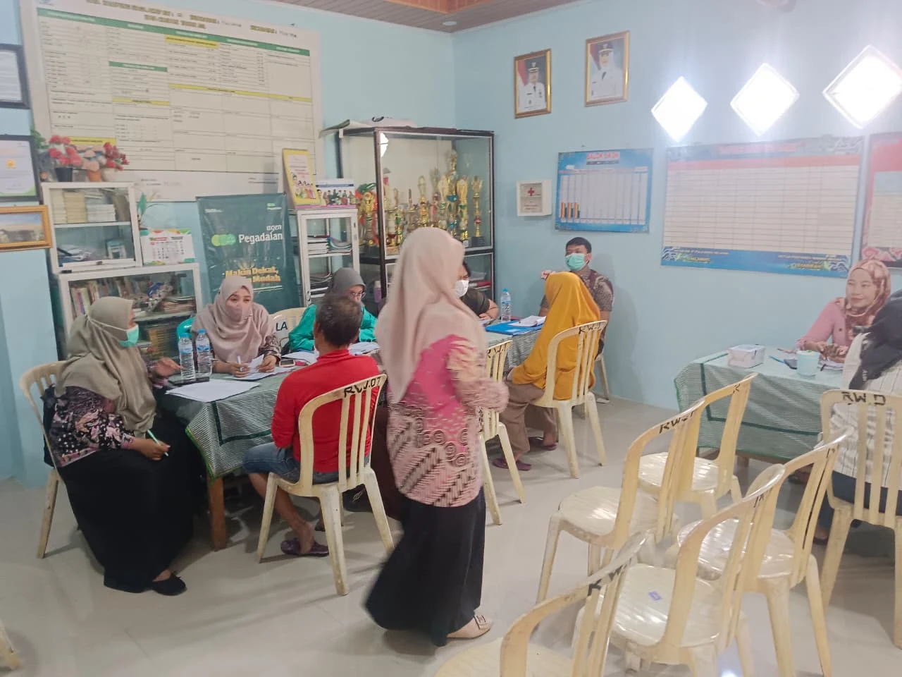 Kegiatan Posyandu Lansia/Posbindu Mawar Merah RW 07 Pulobaru Selatan
