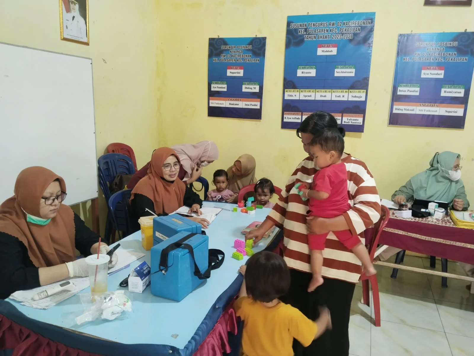 Kegiatan Posyandu Kenanga RW 02 Kacirebonan Kelurahan Pulasaren