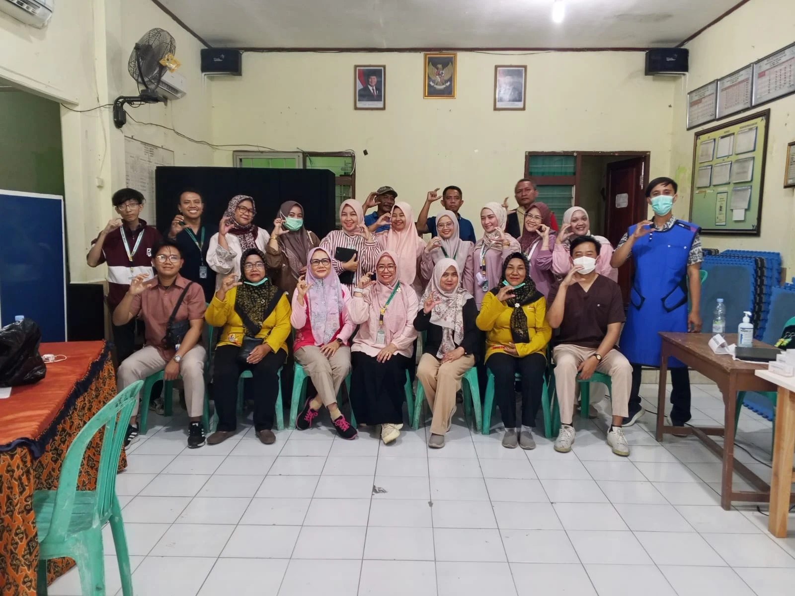Kegiatan Tracing TB Terintegrasi dengan Cek Kesehatan Gratis (CKG) di Lokus 6 Baperkam RW 06 Simaja Utara, Sabtu 22 Agustus 2026